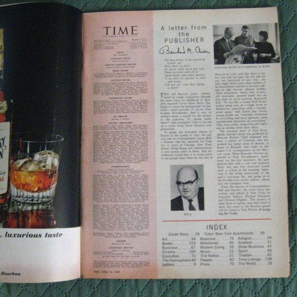 Time Magazine April 13, 1962 Issue - Picture 8 of 10